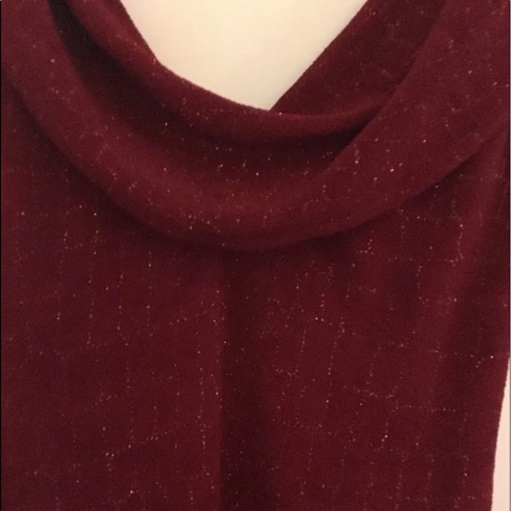 Red Gown Halter From Cache Size 8 - image 3